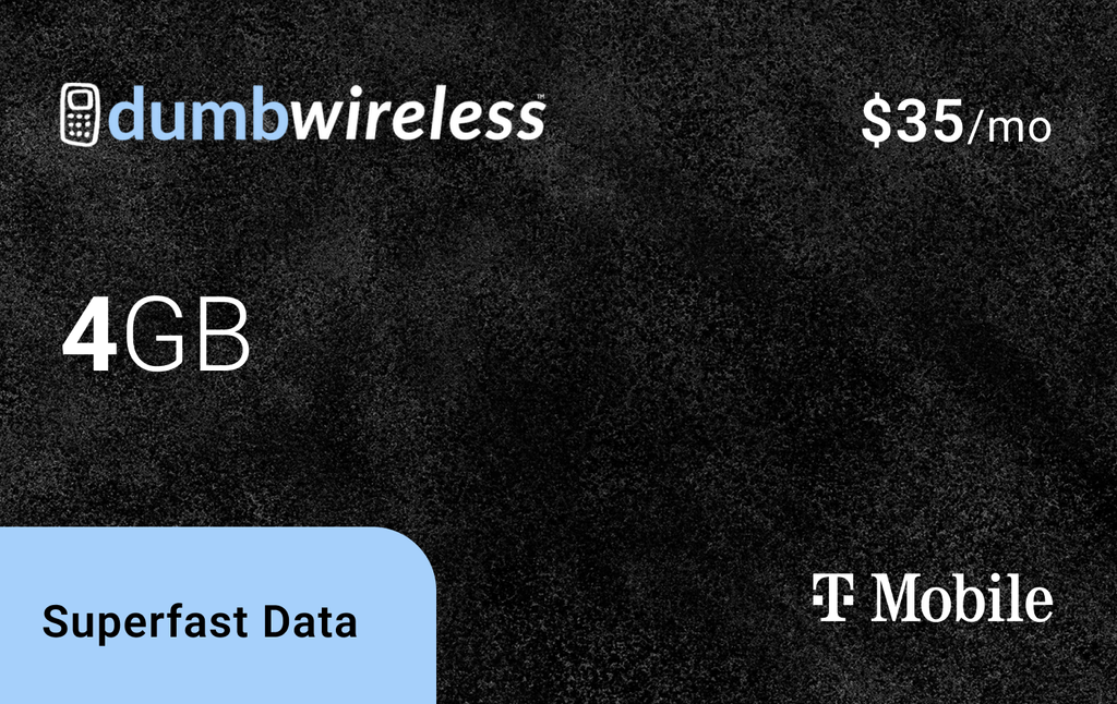 4GB Plans: - 5G Nationwide Coverage on the T-Mobile Network
- Unlimited Talk & Text
- Flexible Plan Management
- No Activation Fee