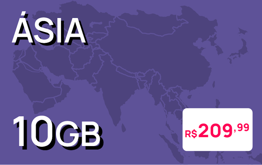 10GB Asia | R$209.99: null