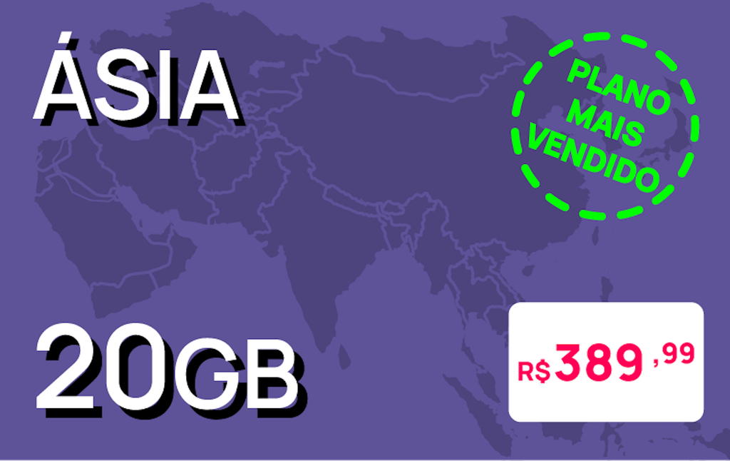 20GB Asia | R$389.99: null