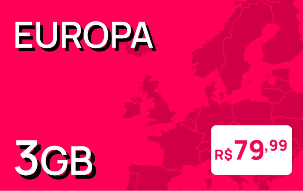 3GB Europa | R$79.99: null