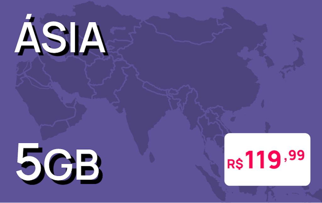 5GB Asia | R$119.99: null