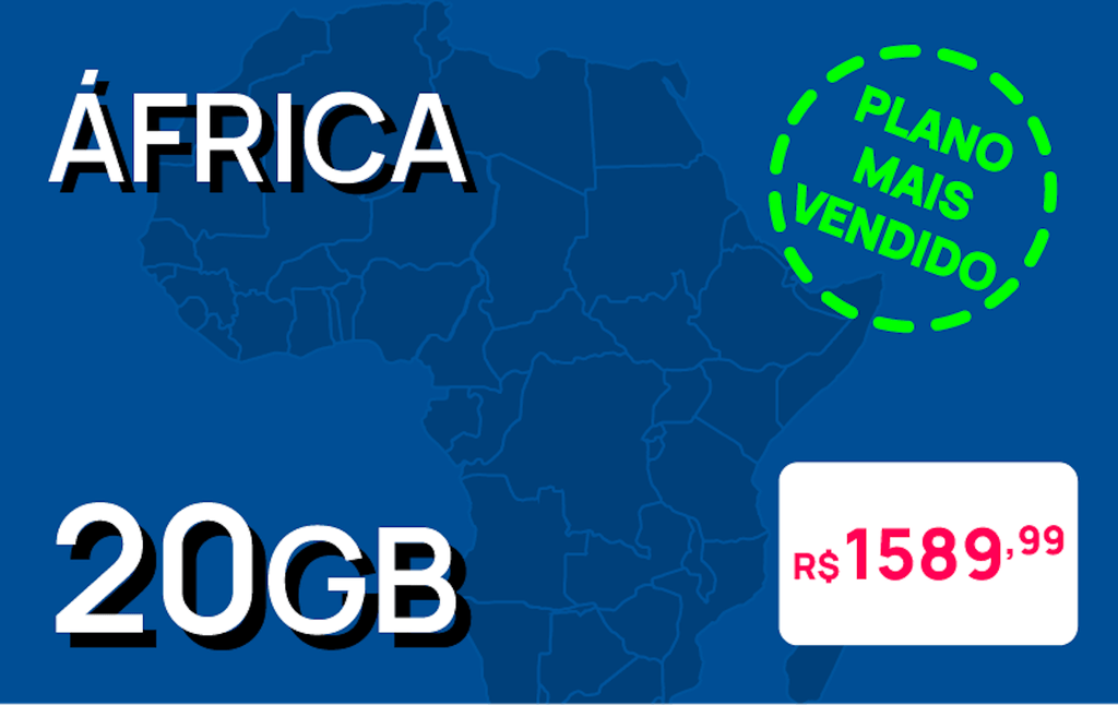 20GB Africa | R$1589.99: null