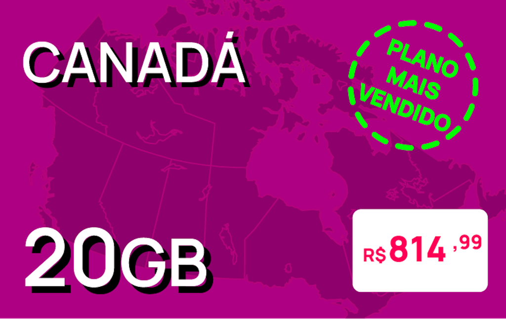 20GB Canada | R$814.99: null