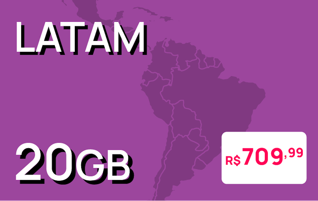 20GB LATAM | R$709.99: null