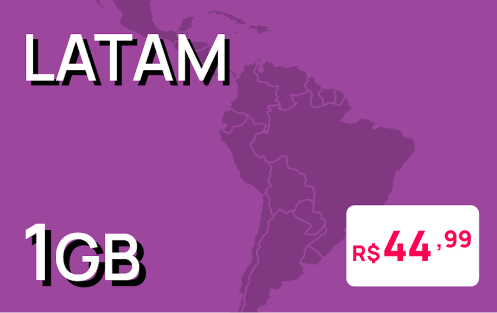 1GB LATAM | R$44.99: null